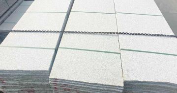 本溪芝麻白毛板，石材毛板