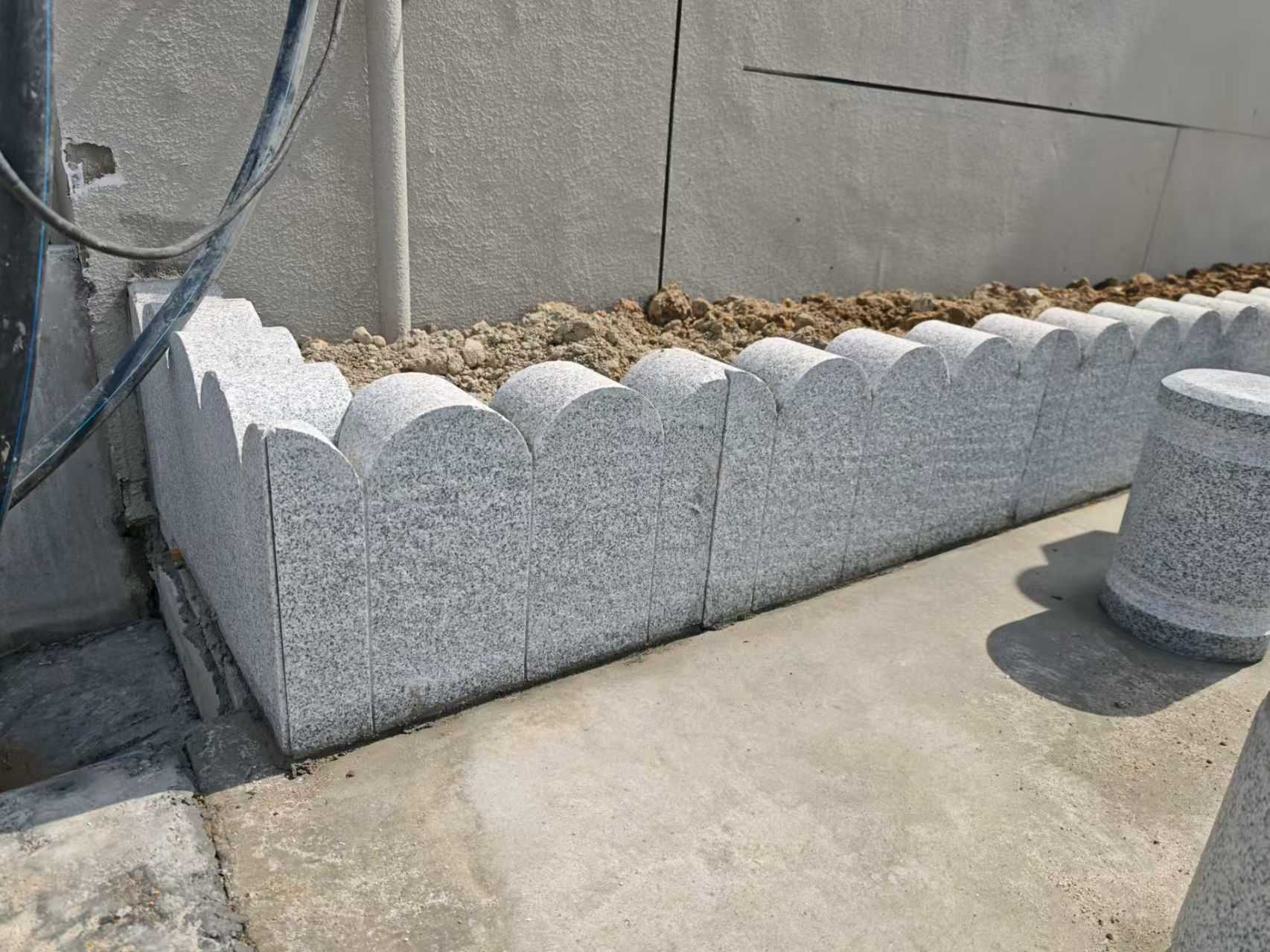 本溪芝麻白花边石  围边石