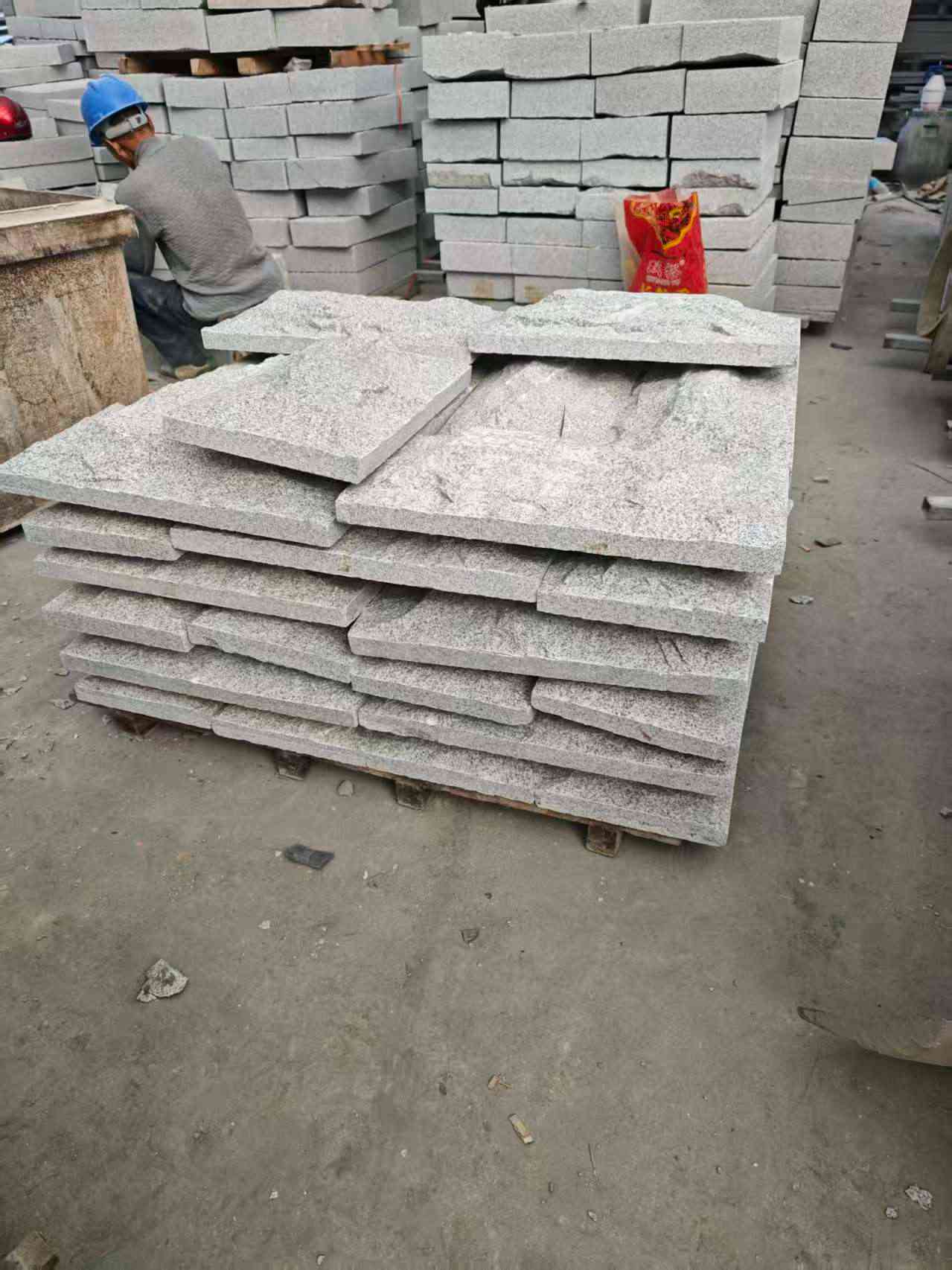 本溪芝麻白蘑菇石，自然面